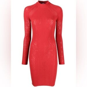 Wolford
x Simkhai intricate warp-knit minidress XS